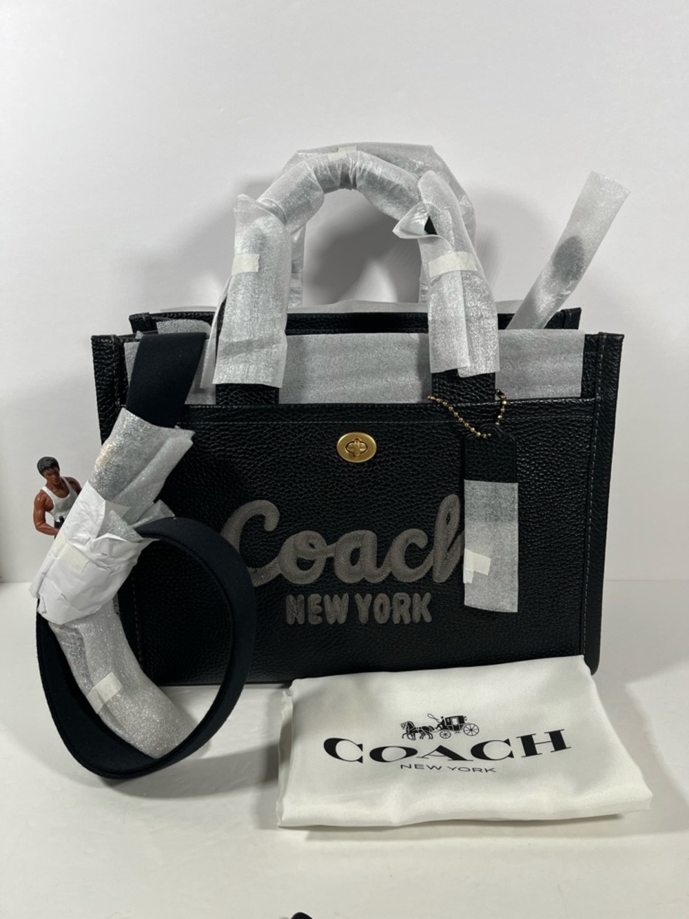 Sold ❌Coach Large Pebble Cargo Tote Bag NWT